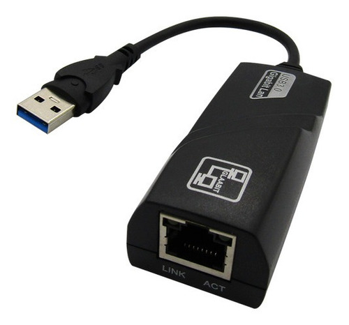 Imagen 1 de 3 de  Convertidor Adaptador De Lan Red Rj45 Ethernet A Usb 3.0