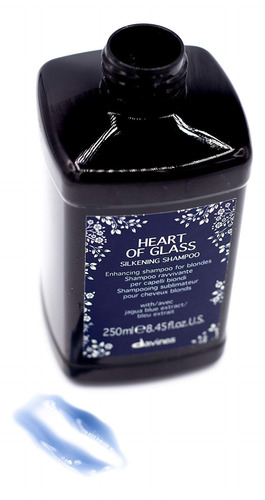 Shampoo Sedoso Davines Heart Of Glass Para Cuidados Com Loir