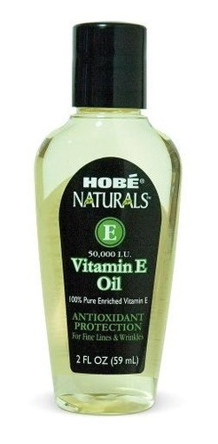 Hobe Naturals Aceite De Vitamina E, 2-onza De Líquido (pack 