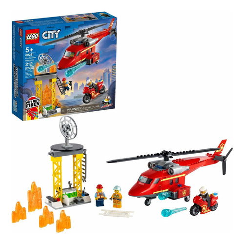 Producto Generico - Lego City Fire Rescue Helicopter  Kit D.