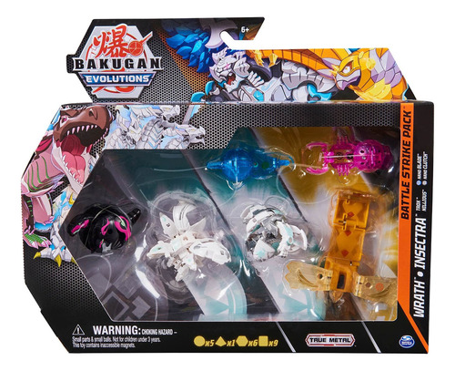 Bakugan Evolutions, Wrath And Insectra Battle Strike Pack, .