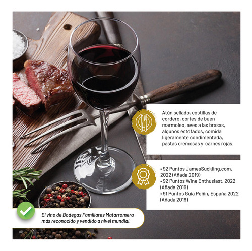 Vino Tinto Matarromera Crianza 750ml
