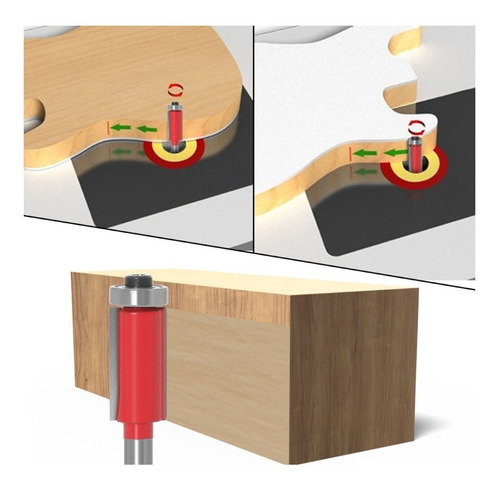 Fresa Rodaje Superior 1/4 X 3/8 X (25mm-66mm)