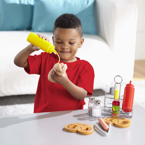 Juego De Condimentos De Alimento Para Carrito De Acero. Color