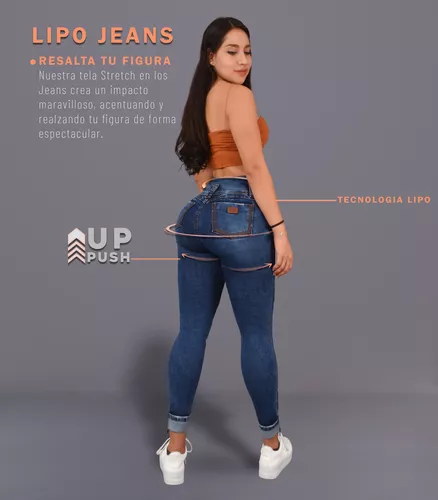 Jeans Dama Pantalones Mujer Corte Colombiano Calidad-premium