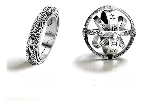 Anillo Esfera Astron mica C smica Amuleto Astrol gico Cuotas sin