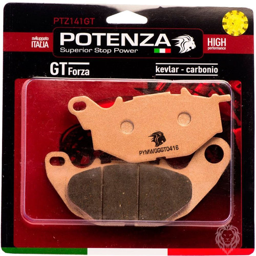 Pastilha Freio Dianteira Mt-03 16-18 Potenza Kevlar/carbono