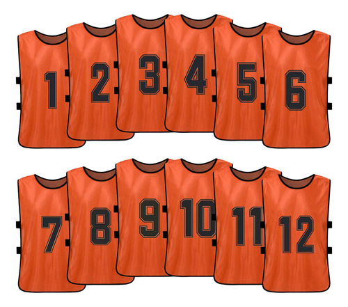 Chaleco Para Practicar Baloncesto, Baberos Numerados, Pinnie