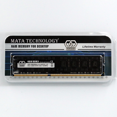 Imagen 2 de 2 de Rápida Memoria Ram Ddr3 Nuevo 4gb 1600 Mhz Para Escritorio