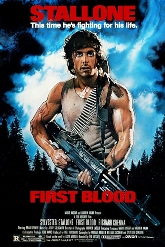 Rambo First Blood Poster Original 54006 60x90 Rocky Stallone