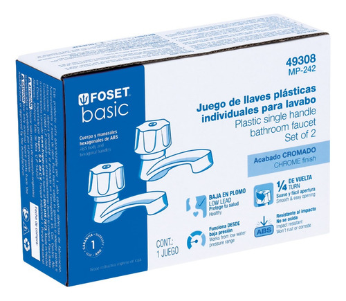 24 Pzas Juego Llaves Individuales Lavabo, Abs, Hexagonal, Ba