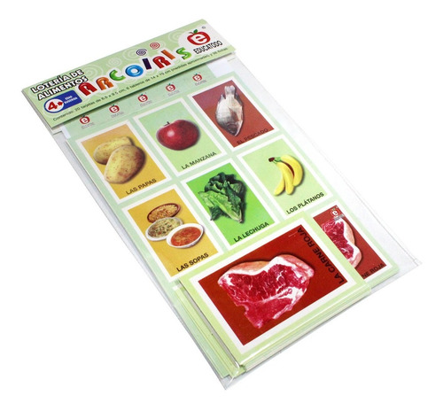 Lotería Arcoíris De Alimentos, Educatodo, M-0322