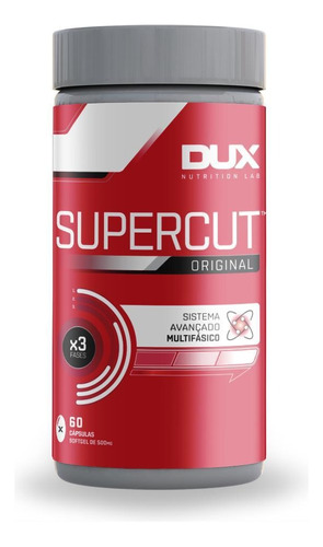 Supercut - Pote 60 Cápsulas Dux Nutrition Sabor Natural