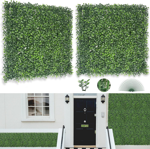 Panel De Pared Artificial Verde, 20 X 20 (12pzs) Panele...