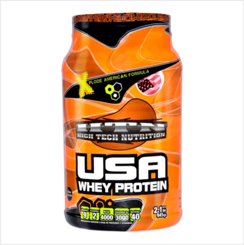 Usa Whey Protein Htn 400 Grs Proteína Suero Bcaa Glutamina