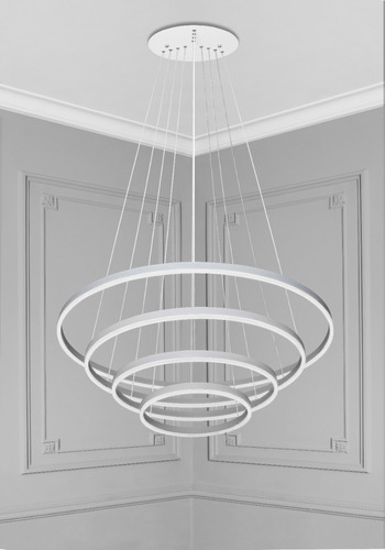 Imagen 1 de 10 de Lampara Led Diseño Elegante Colgante Led 175w Calida / Fria