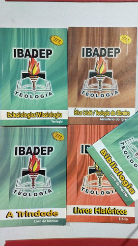 Lote Livros Curso Teologia Ibadep Lote A - L1 (Usado)