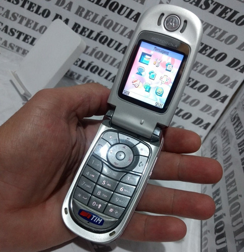Motorola V600i Linha V300 Flip Visor Tipo Antigo De Chip