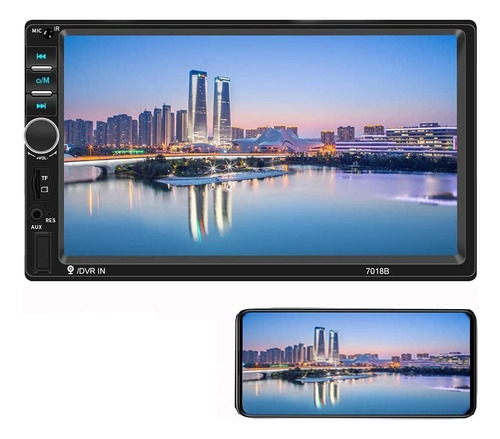 Radio Auto 2 Din Mirror Link Bt Pantalla Tactil Mp5 Estéreos