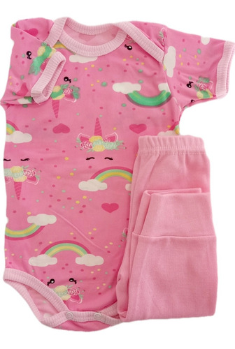 Set Pañalero Y Pantalón Para Bebé Talla 3-6 Meses (0-13)