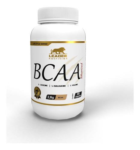 Bcaa Advanced - 60 Cápsulas - Leader Nutrition Sabor Sem Sabor