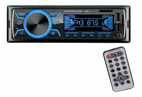 Imagen 1 de 9 de Reproductor De Mp3 Estéreo Para Coche Con Bluetooth Auxiliar