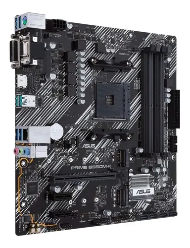 Asus Motherboard Prime B550m-k Am4 Ddr4 Hdmi Dvi-d Vga 90mb1