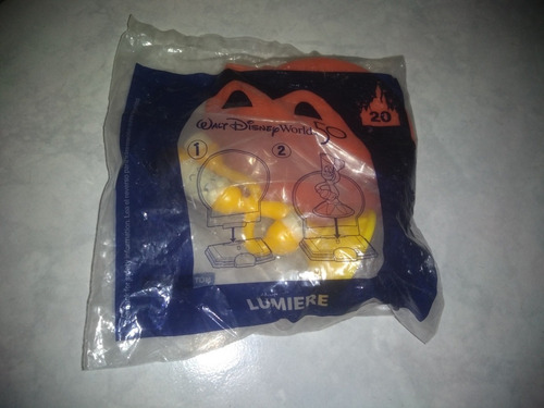 Mcdonalds Happy Meal Disney World Beauty & The Beast Lumiere