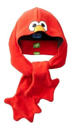 Sesame Street Headwear Little Boys Elmo Fleece Scarfy