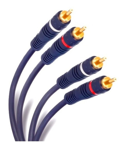 Cable Audio 2 Plug Rca A 2 Plug Rca Apto Profesional 7 M