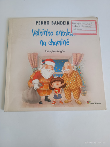 Livro Velhinho Entalado Na Chaminé De Pedro Bandeira 