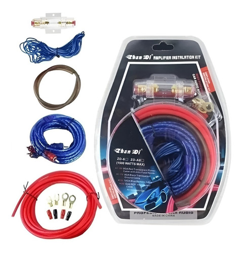 Kit De Cables Para Amplificador Kit Instalacion Subwoofer Au