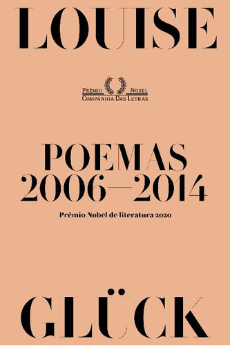 Libro Poemas 2006 2014 De Gluck Louise Cia Das Letras