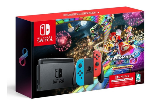 Consola Nintendo Switch + Mariokart 8 +3 Meses Online