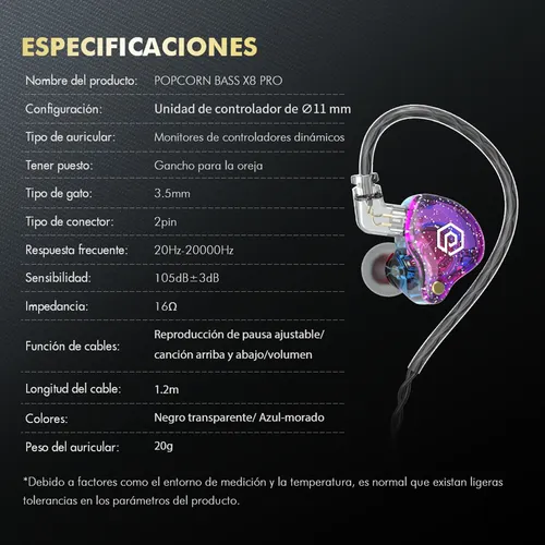 X8 audifonos online