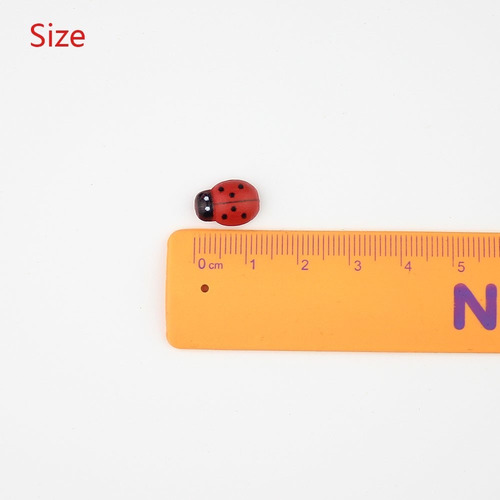 Imagen 2 de 10 de 50 Mariquitas Miniaturas Con Adhesivo
