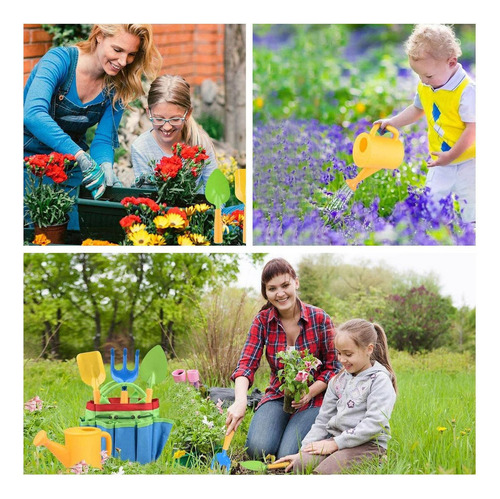 Juego De Herramientas De Jardinería Para Niños De 8 Piezas