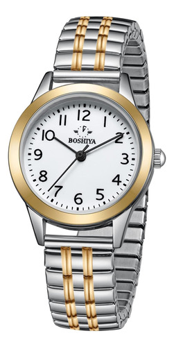 Boshiya Relojes Para Mujer Easy Reader 30 Mm Banda De Expans