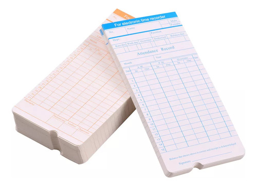 90 Piezas/paquete Tarjetas De Tiempo, Tarjetas De Tiempo
