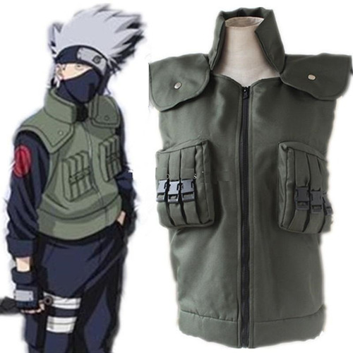 Imagen 1 de 6 de Chaqueta Disfraz Cosplay Kakashi Hatake - Naruto