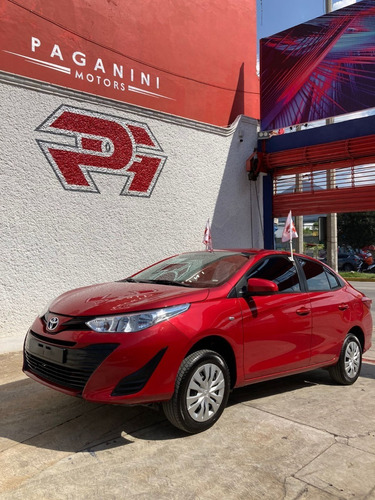 Imagen 1 de 14 de Toyota Yaris Sedan Core Mt, Mod. 2020, Color Rojo