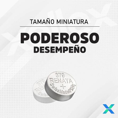 Imagen 5 de 8 de 10 X Pilas Renata 379 Sr521sw Original Suiza Blister Cerrado