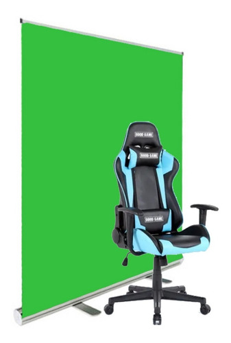 Fondo Infinito Croma Verde 1.5x2 - Sistema Enrollable