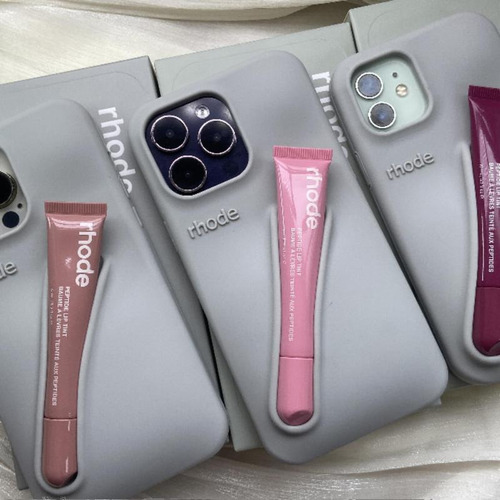 Rhode Hailey Bieber Funda For iPhone The Lip Case