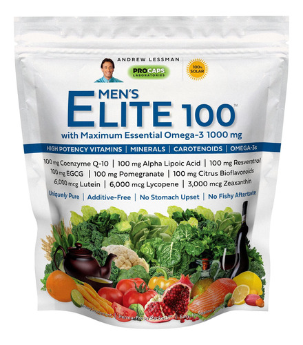 Andrew Lessman Multivitamínico - Mens Elite-100 Com Máximo