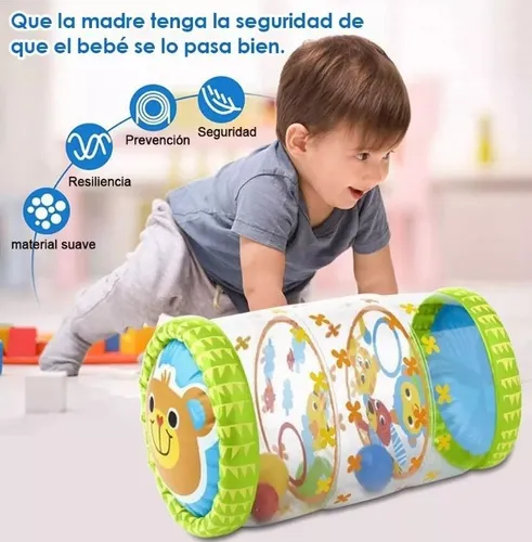 Rodillo Inflable Genérico Para Bebé 48 Cm Estimulación
