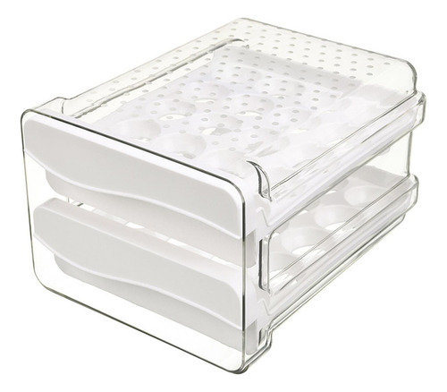 Recipiente De Armazenamento De Ovos De 2 Camadas Recipiente