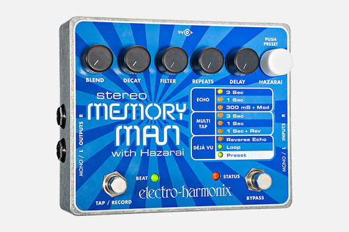 Electro Harmonix Xo Stereo Memory Man With Hazarai