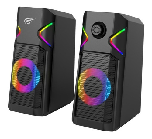 Parlantes Usb Gamer 2.0 Iluminación Rgb Havit Hv-sk201