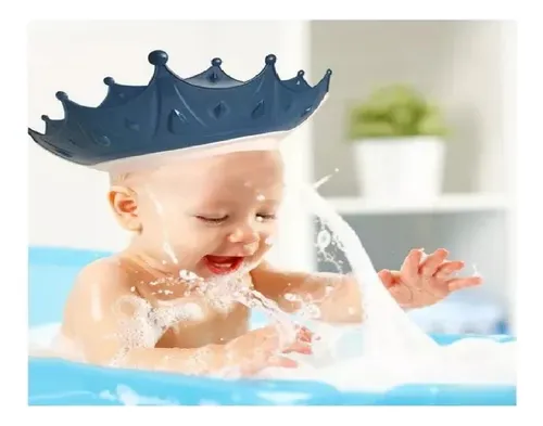 Gorro Visera De Ducha Para Baño Bebé Niño En Silicona Ajuste